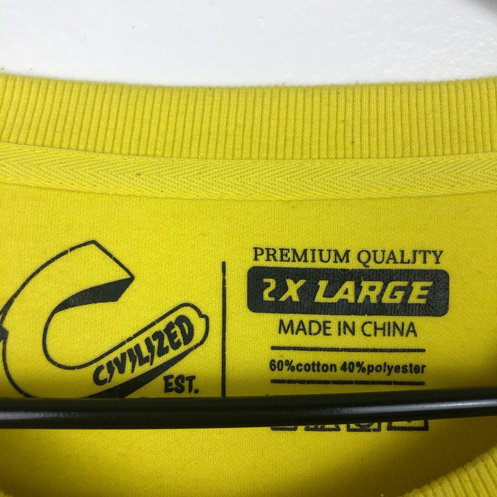 Civilized “The World Is My Ice Cream” Embroidered Yellow Sweater - Picture 7 of 7